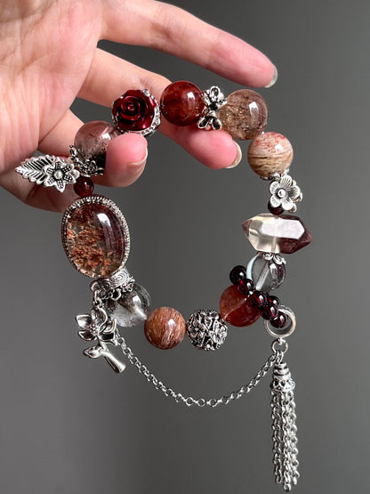 Natural crystal gemstone bracelet  Blind Box - Open in Live