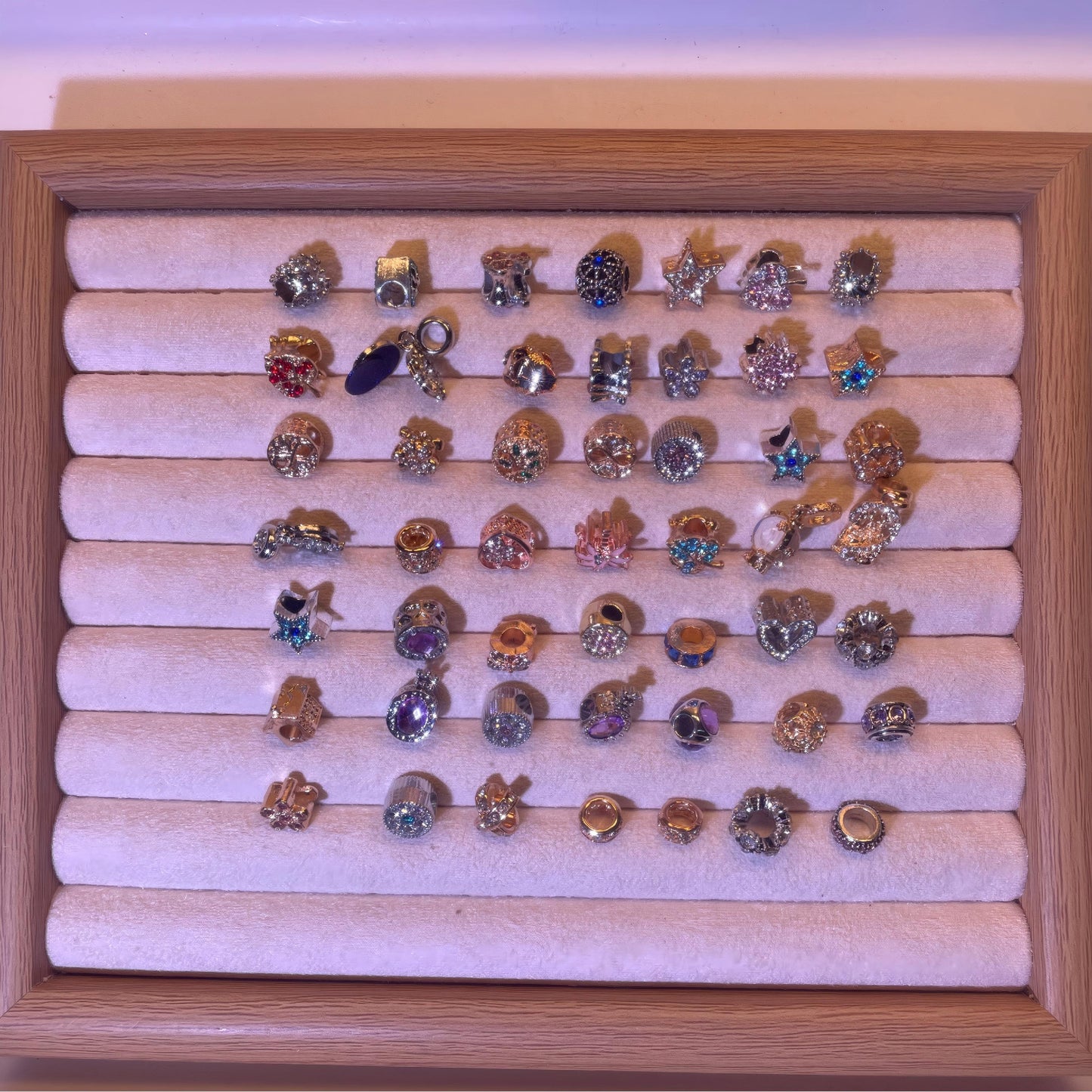 Pandora Alloy Spacer Bead Pendant  Lucky Bags-Sparkle Collection - Open in Live