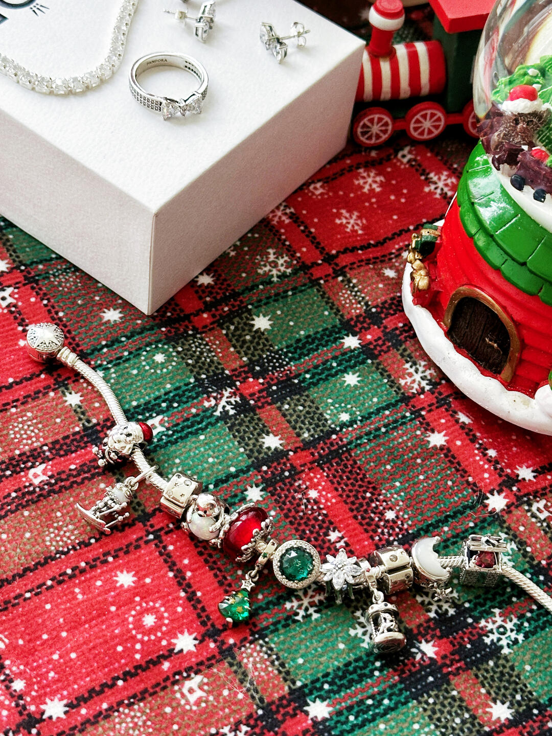 💕New series:   Christmas collection  Pandora Alloy Spacer Bead Pendant  Lucky Bags - Open in Live