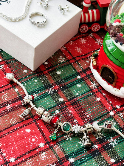 💕New series:   Christmas collection  Pandora Alloy Spacer Bead Pendant  Lucky Bags - Open in Live