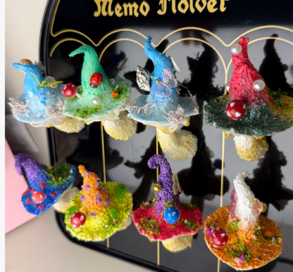 🍄Cute! DIY Mushroom Refrigerator Magnets
