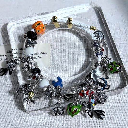 💕New series:   Halloween Collection  Pandora Alloy Spacer Bead Pendant  Lucky Bags - Open in Live