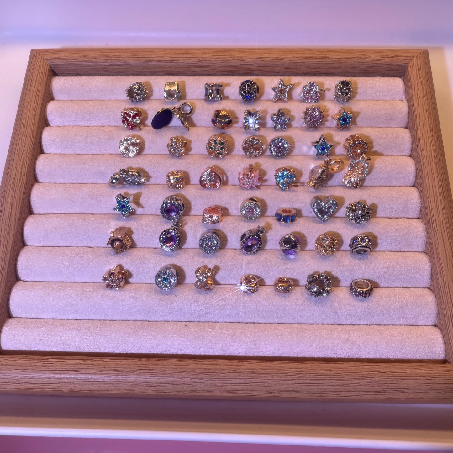 Pandora Alloy Spacer Bead Pendant  Lucky Bags-Sparkle Collection - Open in Live