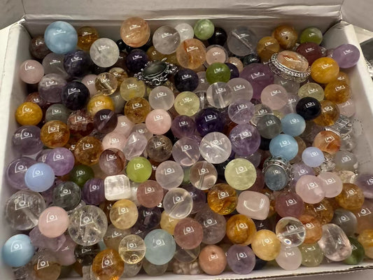 Natural crystal beads mix💕