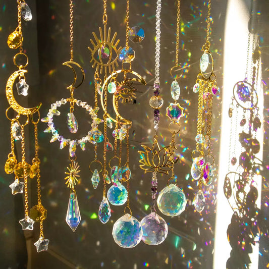 Sun Catcher Crystal Ornament Lucky Bags - Open In Live
