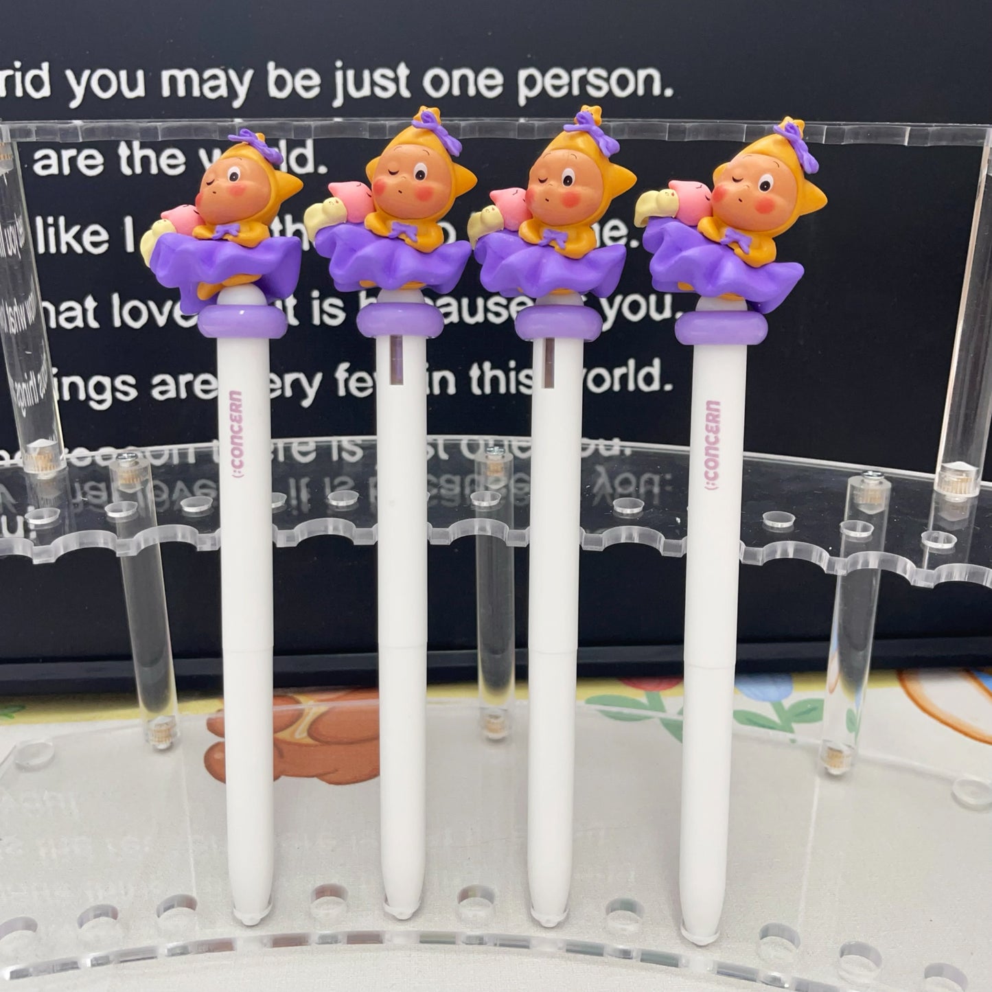 Handcrafted custom DIY high-appeartion-level cute and adorable pen, creative and trendy pen