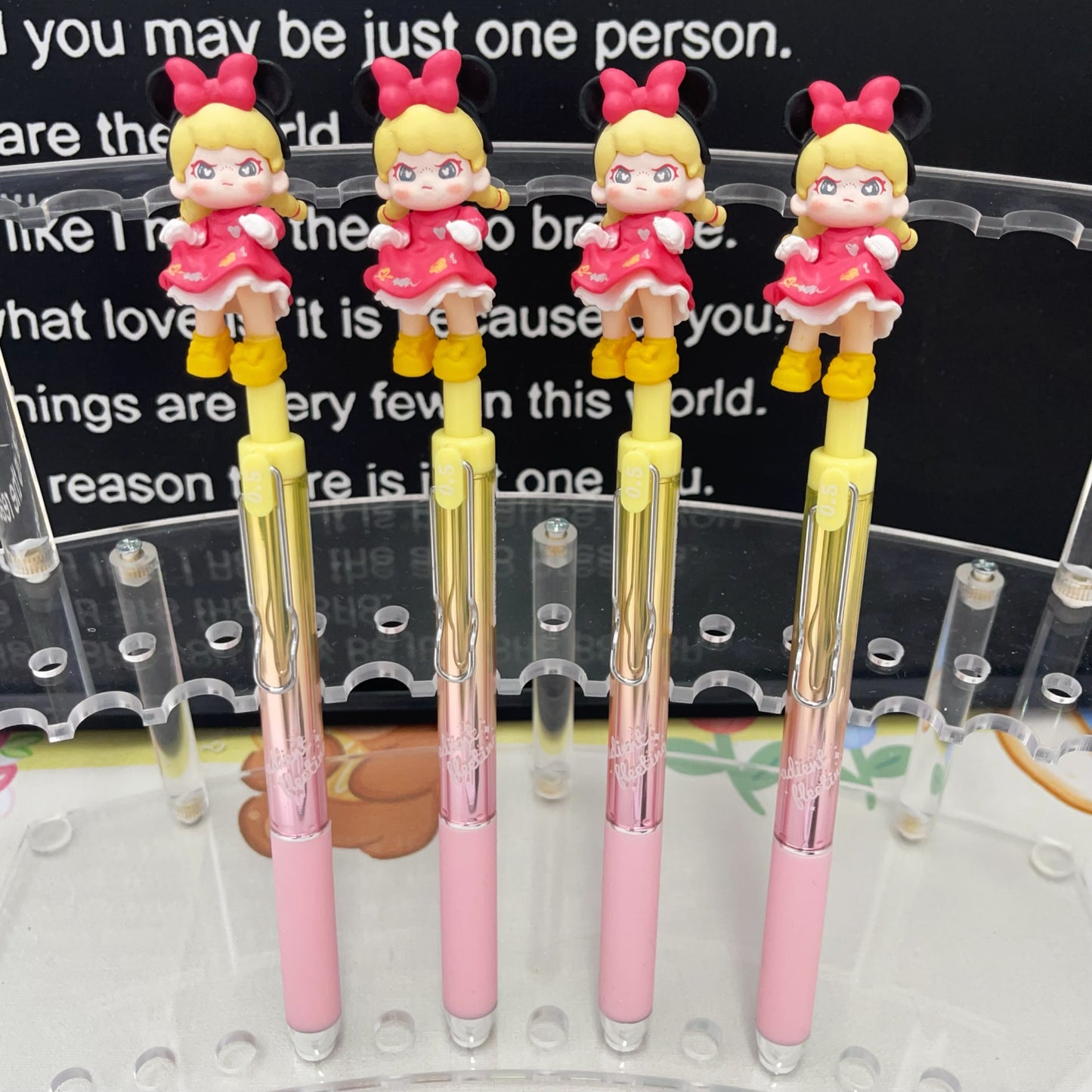 Handcrafted custom DIY high-appeartion-level cute and adorable pen, creative and trendy pen