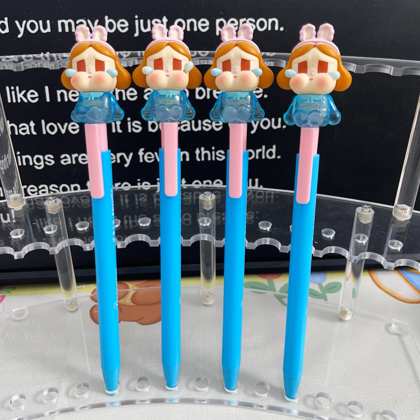 Handcrafted custom DIY high-appeartion-level cute and adorable pen, creative and trendy pen