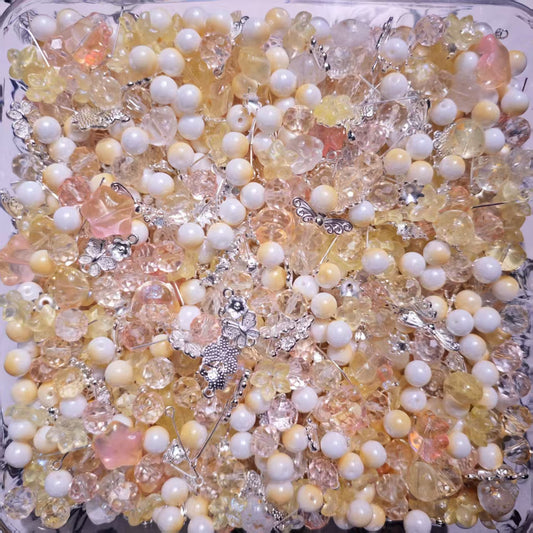 Soft Champagnel Glass beads mix 💕 supermix-Tiktok live