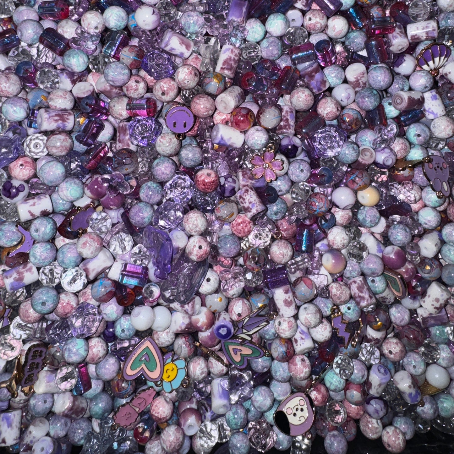 ❤💜 Twilight Sugar ❤ Glass beads mix 💕 supermix-Tiktok live