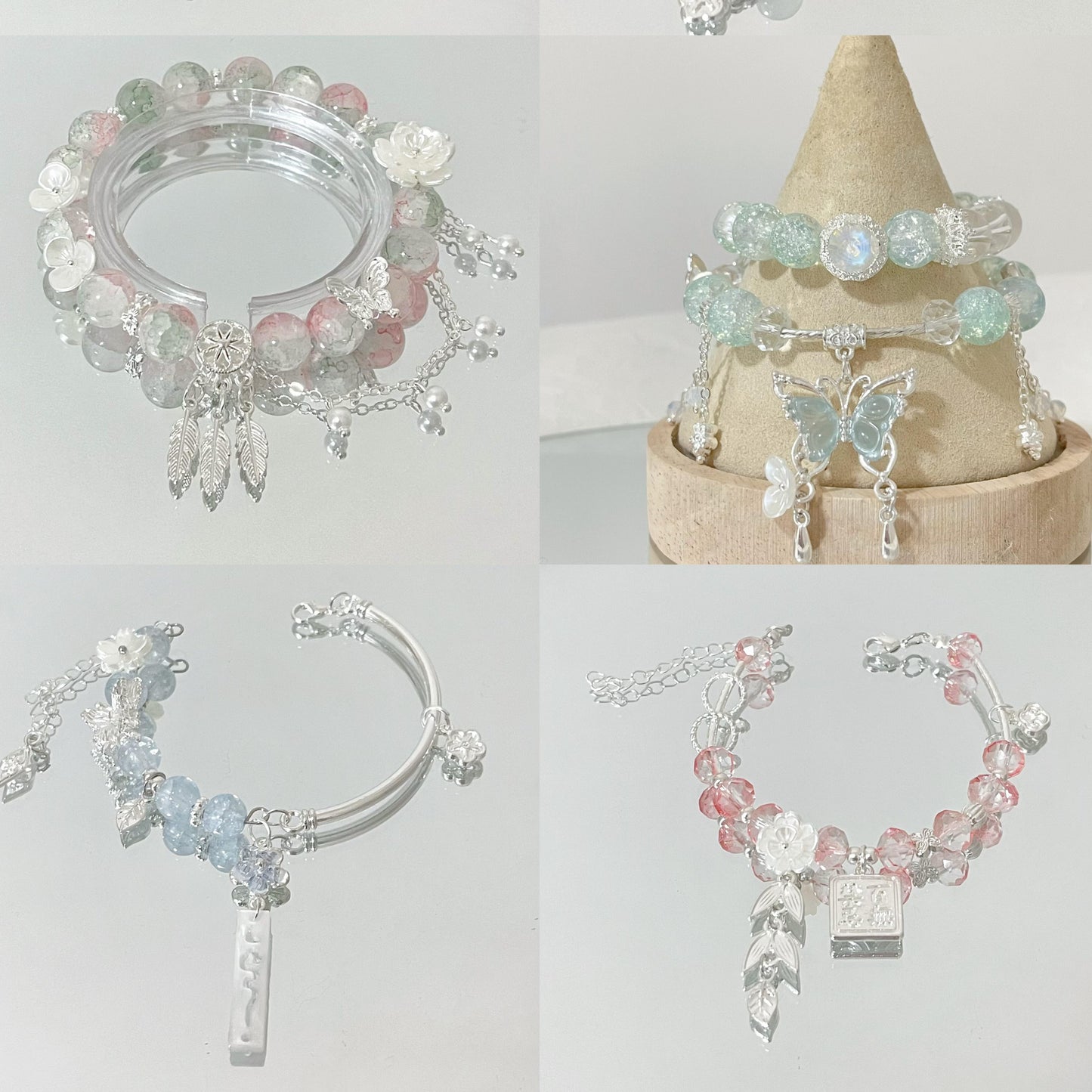 Artistic glass bracelet Lucky Bags - Open in Live